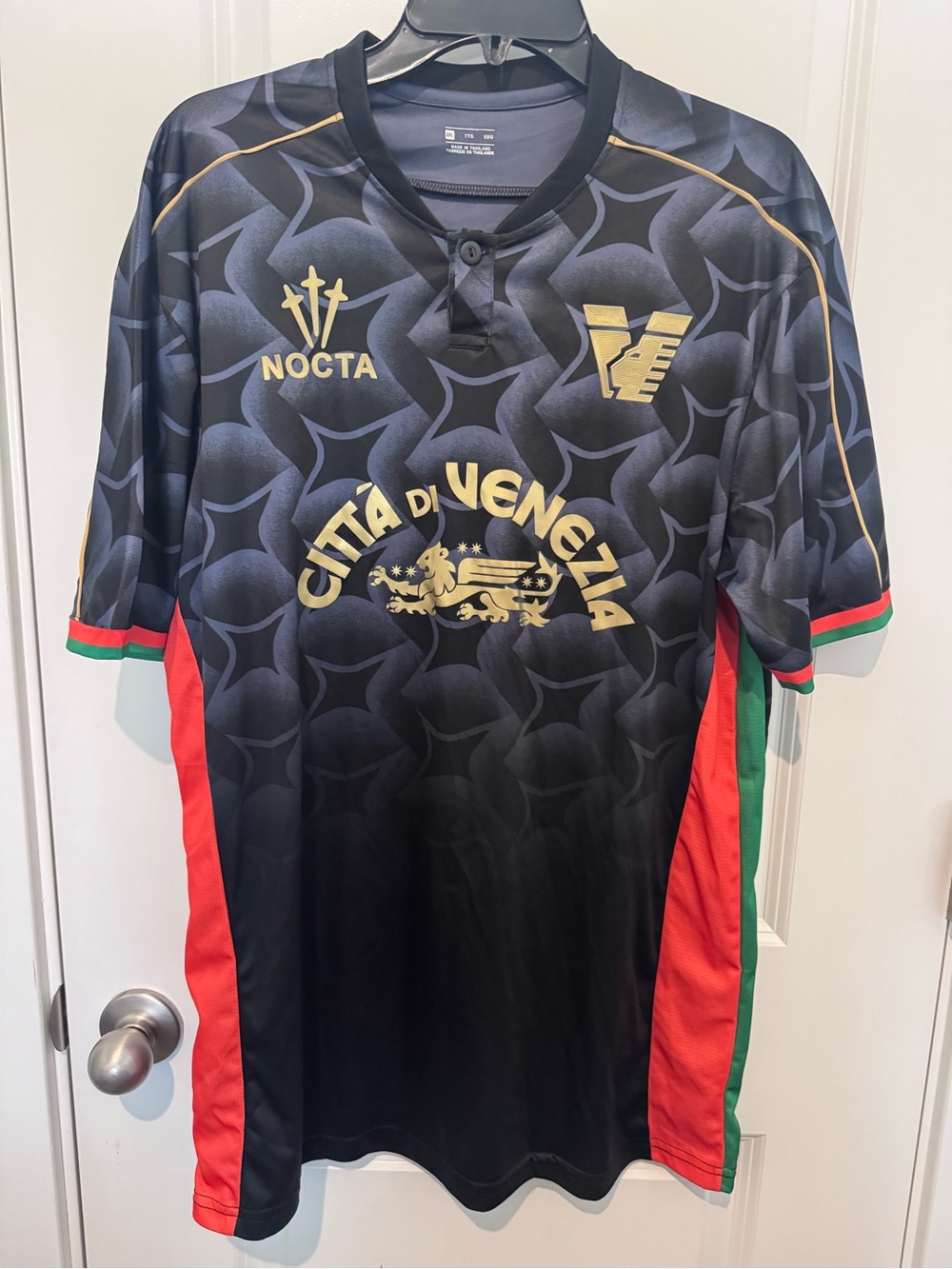 NWOT NOCTA x Città di Venezia Black & Gold Jersey